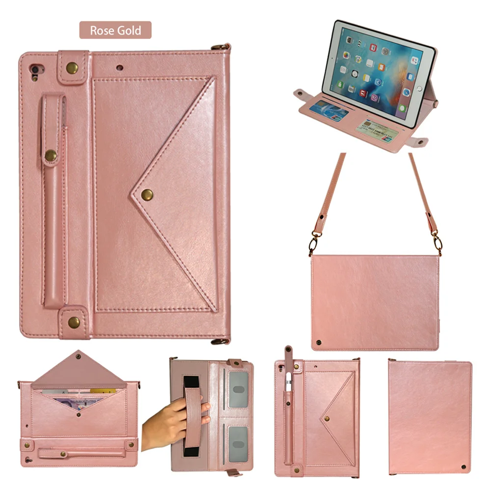Для Apple iPad Air/iPad Air 2/iPad Pro 9,7/iPad 9,7 чехол для планшета PU кожаные с отделениями для карт чехол с функцией сна/бодрствования - Цвет: 6