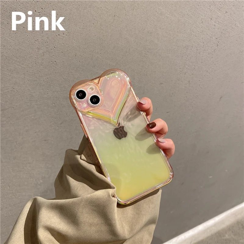 Cartoon Blu ray heart-shaped Silicone Phone Case For iphone 13 12 Pro 11 Pro Max Xs X XR 7 8 Plus SE Cute Transparent Back Cover best cases for iphone 13 pro max