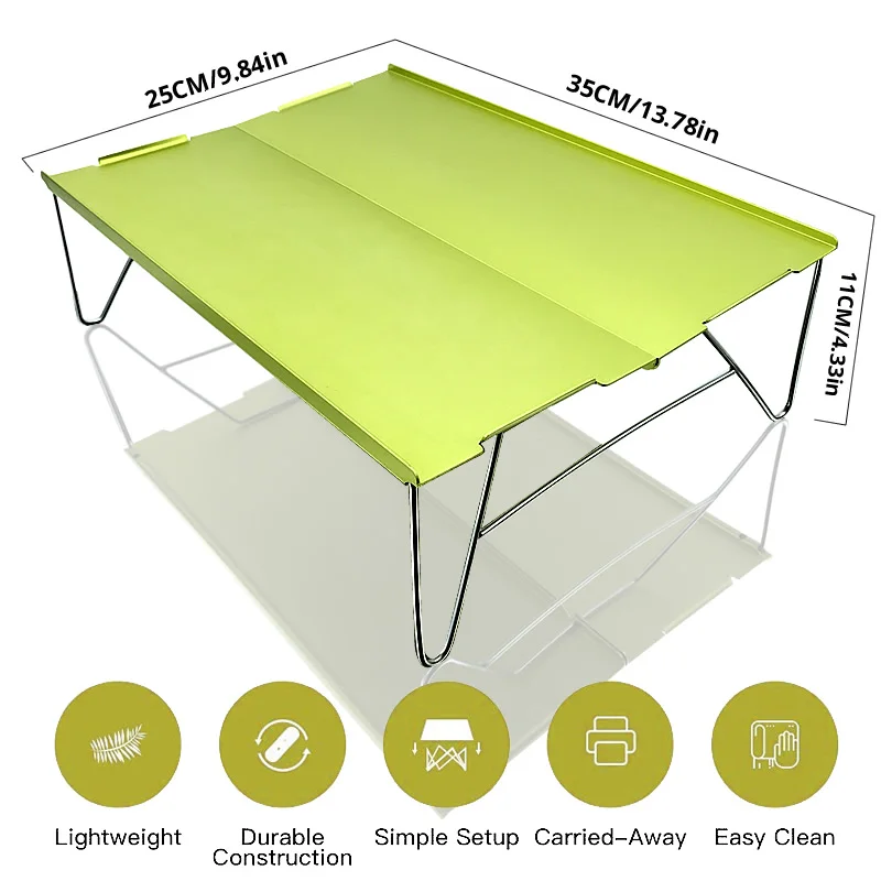 Мебель Складной Стол легкий алюминиевый-Плита барбекю Пикник Открытый Мини Кемпинг