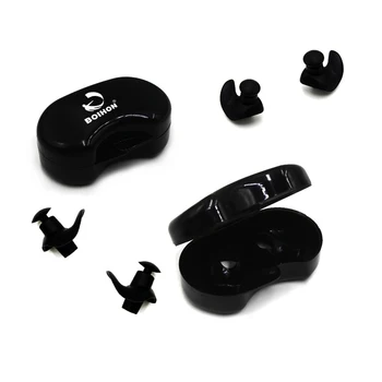 

Silicone Swimming Earplugs Comfortable Waterproof Ear Plugs Showering with Protective Case
