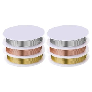 

6 Pieces of Jewelry Beaded Wire Crafts Line Jewelry Accessories Materials Copper Wire Used for Jewelry Making and Making