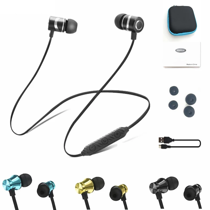 Спортивные Bluetooth наушники стерео музыкальные беспроводные для телефона
