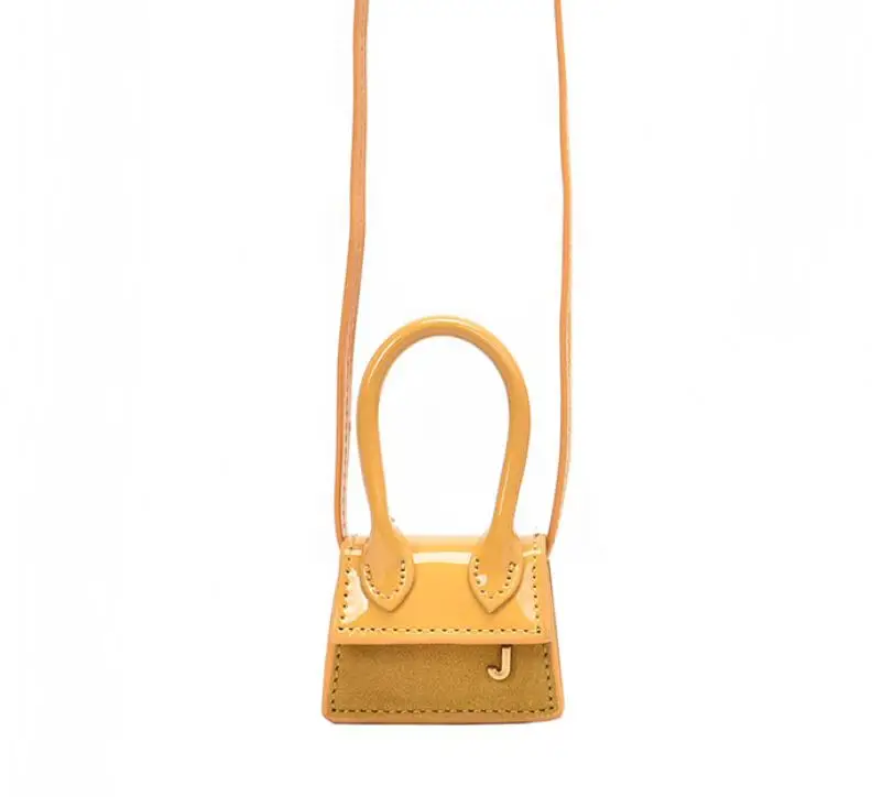 Яркие цвета, супер мини сумки через плечо для женщин, Desinger, модная сумка через плечо, женские ключи, кошельки и сумки - Цвет: bright  yellow
