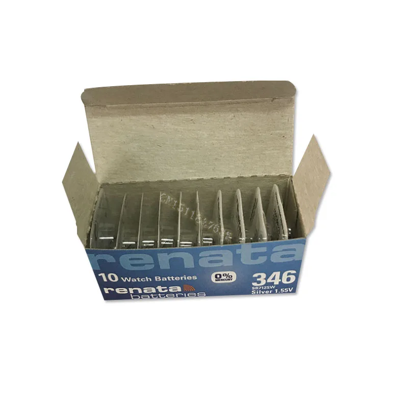 20 xrenata Серебряный оксид часы батарея 346 SR712SW 712 1 55 V 100% оригинальный бренд renata