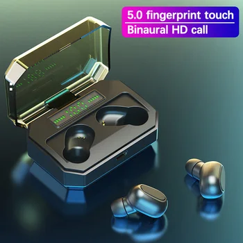 

TWS True Bluetooth Earphone 5.0 Wireless Earbuds HIFI Sounds Wireless Handsfree Stereo Headsets Fitness Sport Earphone