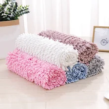 50*80 см внутренний коврик для ванной комнаты, шенилловый напольный коврик, микрофибра, коврики для ванной, для дома, столовой, спальни, противоскользящий ковер, машинная стирка