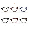 Diopter 0 -0.5 -0.75 -1.0 -1.5 -2.0 -3.0 To -8.0 Myopia Glasses Anti Blue Light Cat Eye Big Frame Prescription Eyewear 3