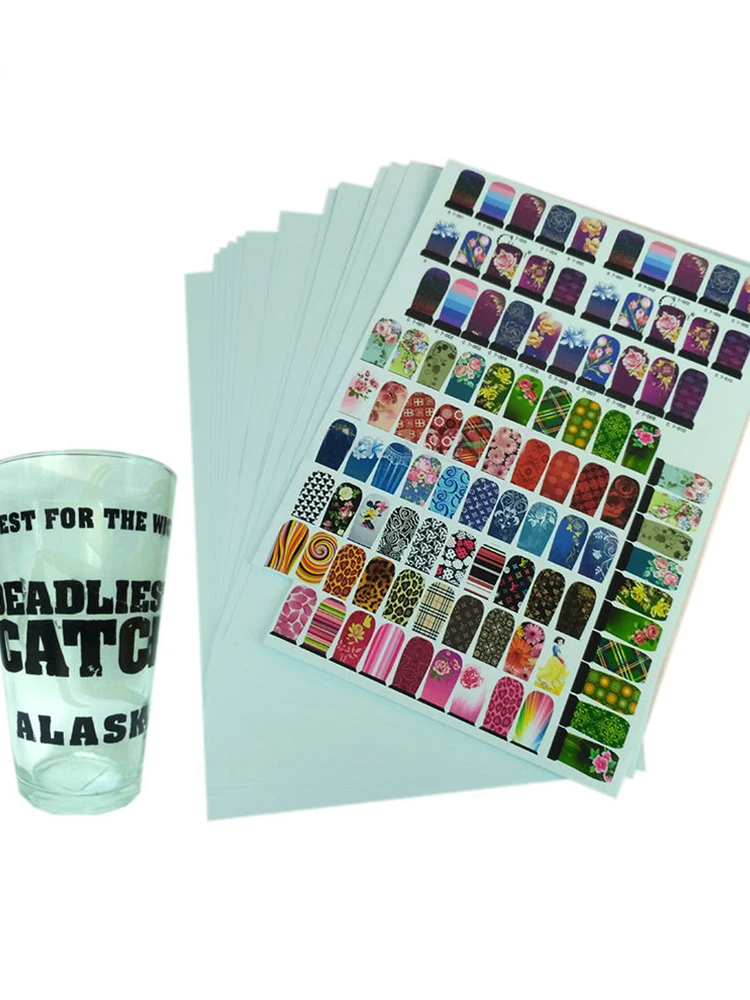 Blue Water Slide Decal Paper for Inkjet Printer Transparent Clear