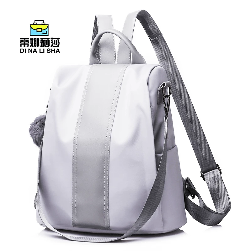 

WOMEN'S Bag Autumn And Winter New Style Double Back College Style Korean-style Trend of Fashion Large-Volume Nylon Backpack