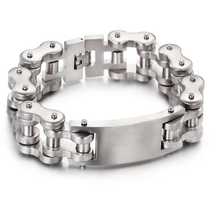 Браслеты с голограммой, подарок, горячая Распродажа, мужской браслет, серебро, подлинный, нержавеющая сталь, золото, панк, ювелирное изделие, Рождественская распродажа