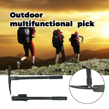 

Outdoor Camping Supplies Climbing Walking Ice Axe Hammer Self Arrest Hatchet High Carbon Steel Sharp Beak Mountain Pick#3
