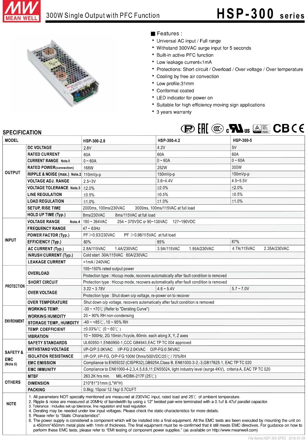HSP-300-SPEC-1