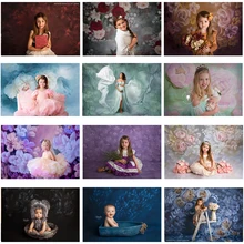 

Mocsicka Art Painting Flowers Photography Background Newborn Child Pregnant Woman Decorative Props Backdrop Photo Studio
