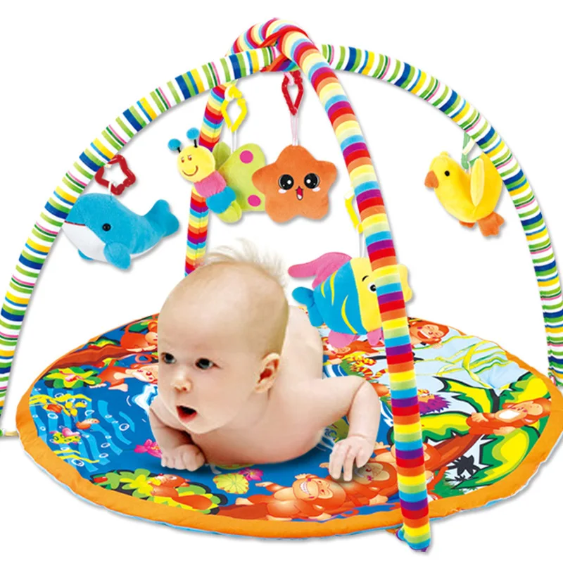 

Multi-functional Baby Game Blanket Baby Crawling Mat Fitness Rack Children'S Educational Baby Toy