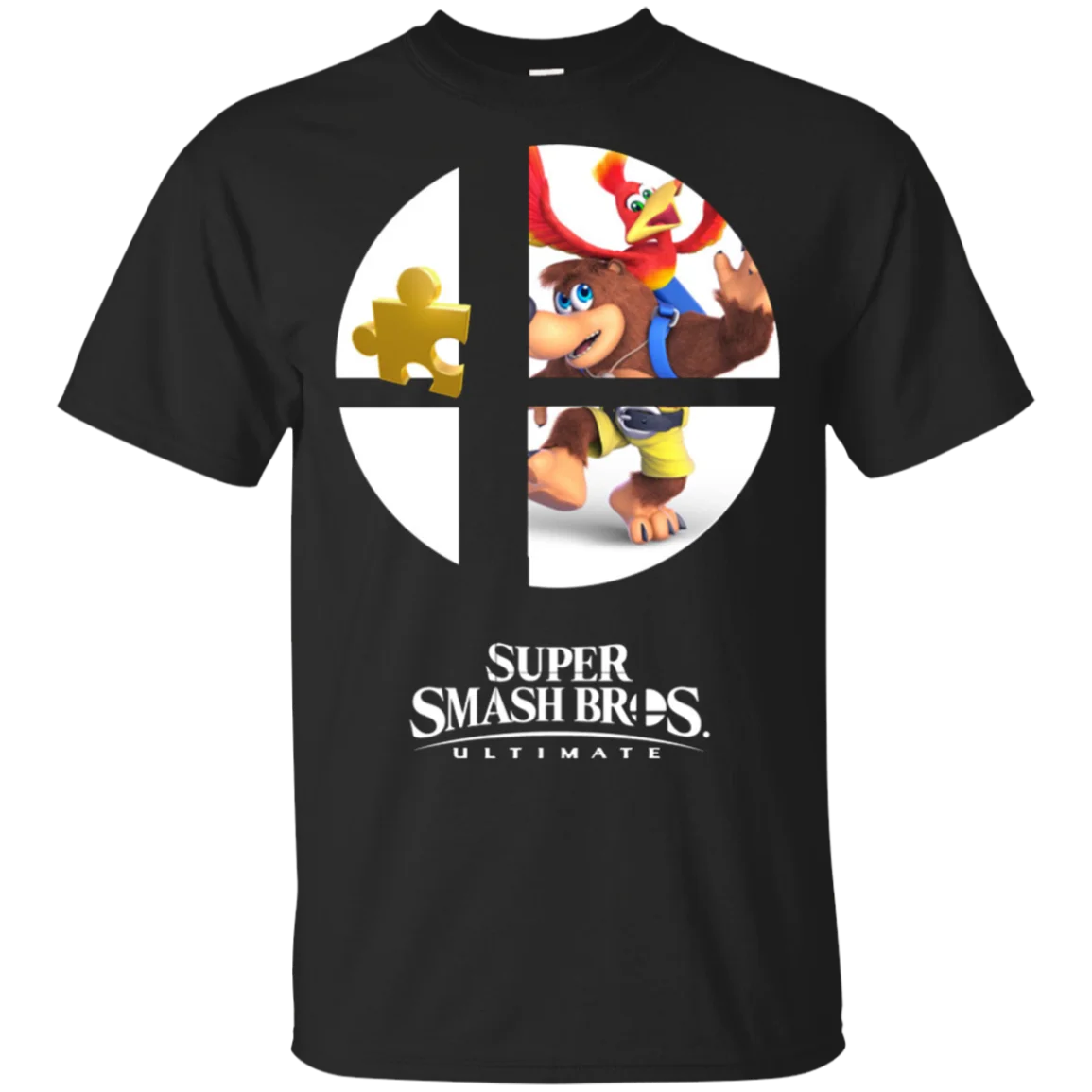 Супер Smash Bros футболка Ultimate банджо находится в Smash! Мужская рубашка