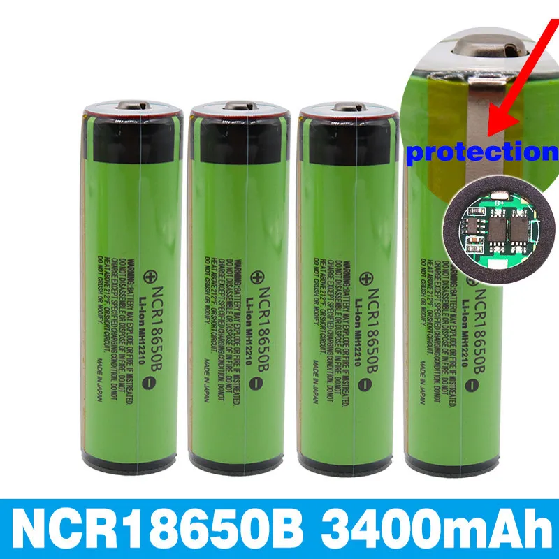Новый Оригинальный NCR18650B 3 7 в 3400 мАч 18650 перезаряжаемый литиевый аккумулятор для