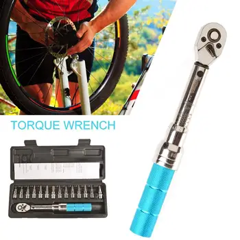 

Tire Repaire Wrench Car 15PCS 2-14NM Configuration Preset Type Torque Set Parts Repair Adjustable Mounting Bolts Torque Wrench
