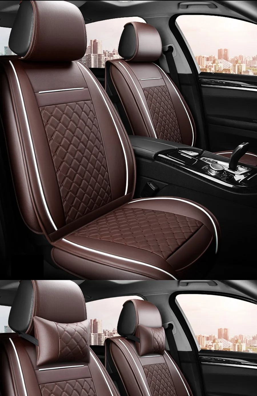 Кожаные автомобильные чехлы для Kia borrego cadenza carens carnival ceed cerato 2 forte