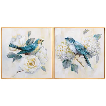 

Hand-painted Oil Painting Flowers And Birds Lyrical Study Decorative Painting The Living Room Sofa Bed Bedroom Villa Entrance Wa