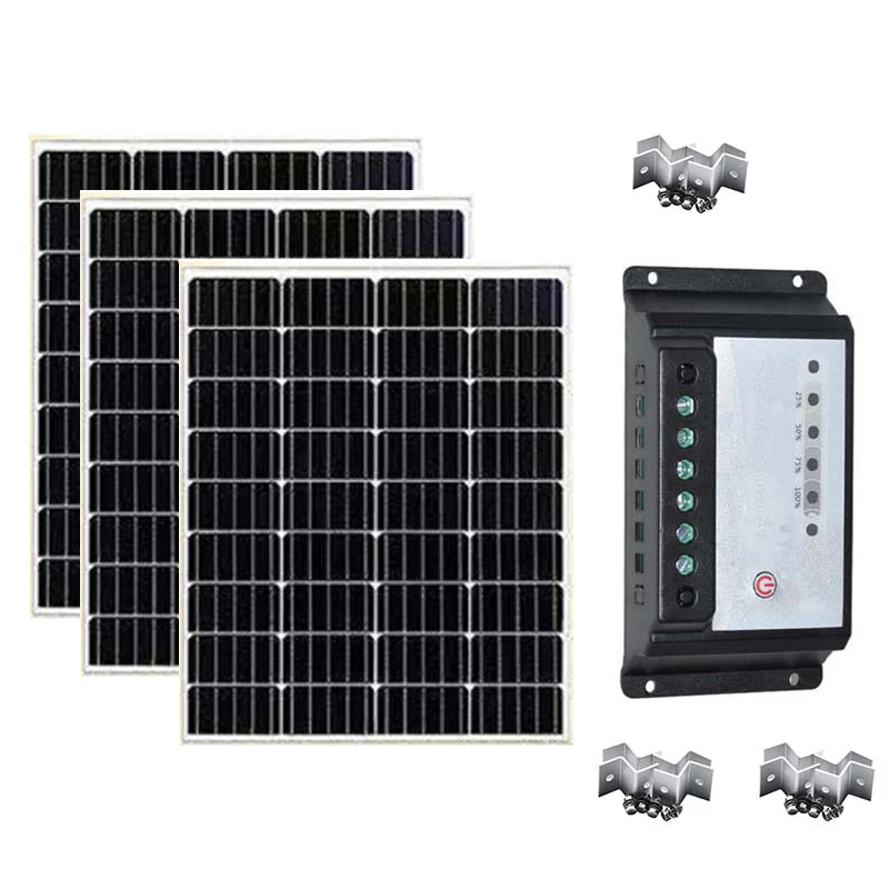 新販売特価 完全なソーラーパネルキット ソーラー充電 コントローラー 100w 0w 300w 12v 24v Pwm Pvケーブル キャラバン キャンプ 車 Rv用 購入超安い Test Dksp Dk