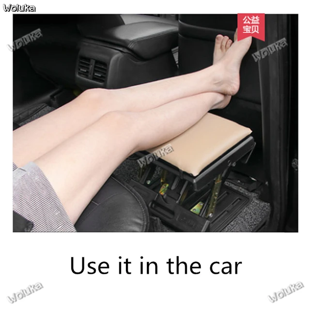 Car leg support rear seat refitted leg support stool rest leg car