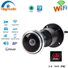 Door Eye hole IP Camera Wifi 1080P 1.78mm Wide Angle FishEye Lens CCTV Network TF Card Audio Camera P2P Onvif ► Photo 1/6