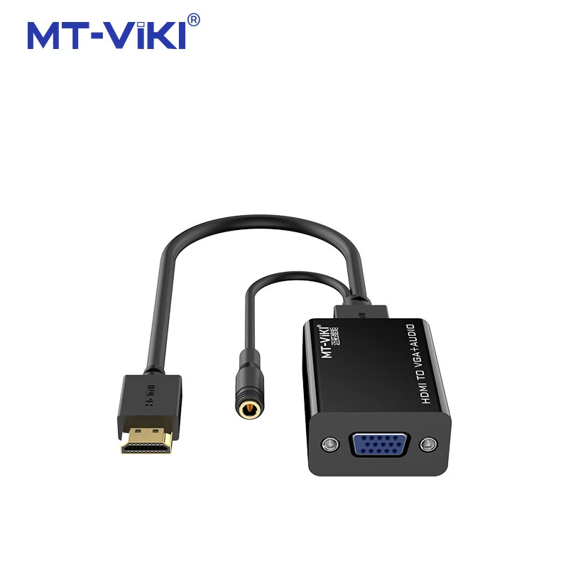 MT-VIKI HD HDMI-Совместимость с VGA адаптером 1080P конвертер кабель для ПК ноутбука ТВ