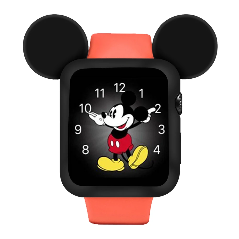Чехол для apple watch 4, 3, 2, 1, 5, 40 мм, 44 мм, Serilabee MIc Key, милый защитный чехол с мышкой из ТПУ для iwatch series 4, 3, 2, 1, 5