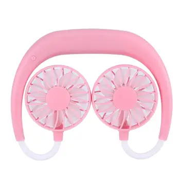 

Charging Sport Fan Hanging Neck Fan Lazy Portable Fan Student Desktop Fan