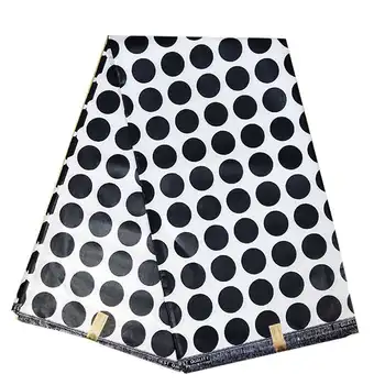 

2019 African Black And White Wax Prints Fabric For Ankara Style Dress 100% Cotton African Wax Fabric For Sewing 6yards/lot