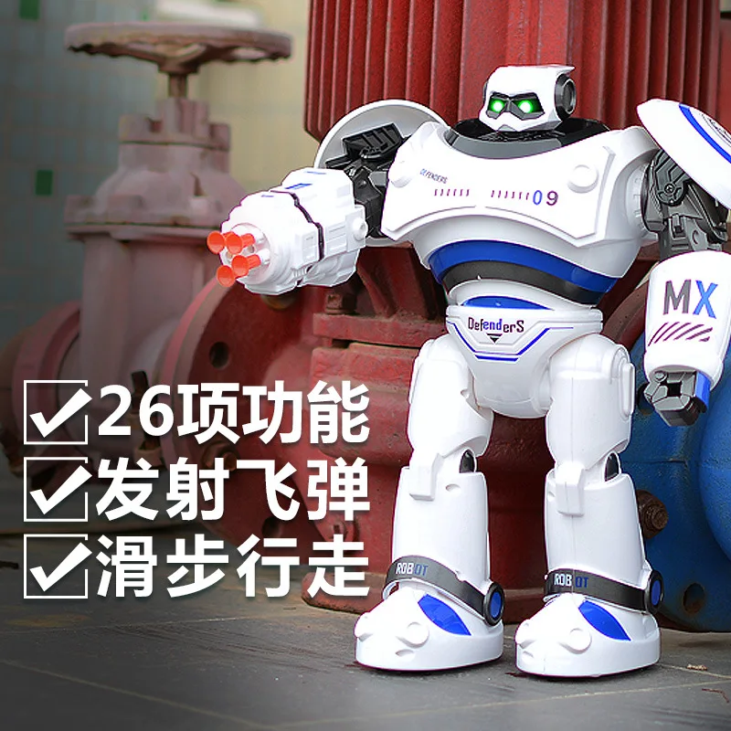 

Smart CHILDREN'S Toy Electric Remote Control Chubby Machinery Cops Boy Robot Dancing Have <14-Year-Old Gift