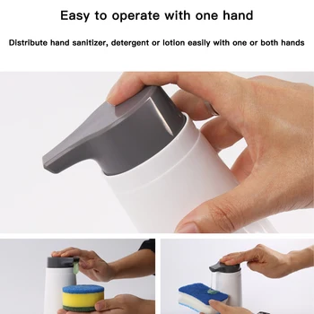 

Storage Box Liquid Soap Dispenser Bottle Manually press the bottle Remover Clean Bottle Clean Liquid Alcohol Water Container