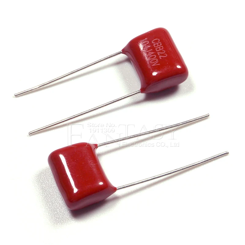 400V104J Pitch 10mm 0.1UF 100NF 400V 104 CBB Polypropylene film capacitor 10PCS polypropylene film capacitor,cbb capacitor