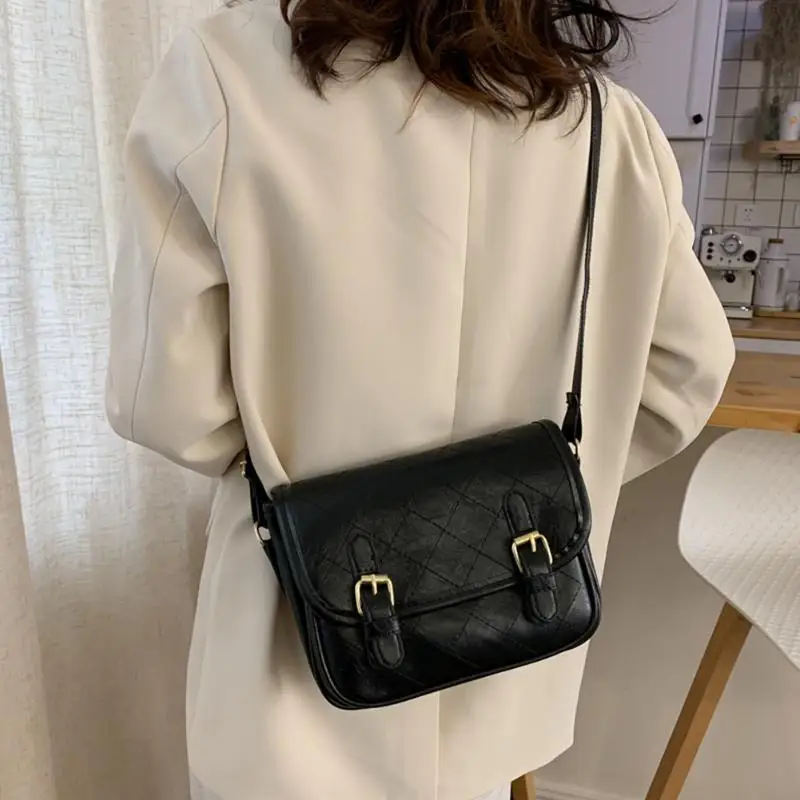 Лидер продаж, винтажные сумки через плечо bolsa feminina, женские сумки через плечо, кожаные одноцветные сумки-мессенджеры, сумки
