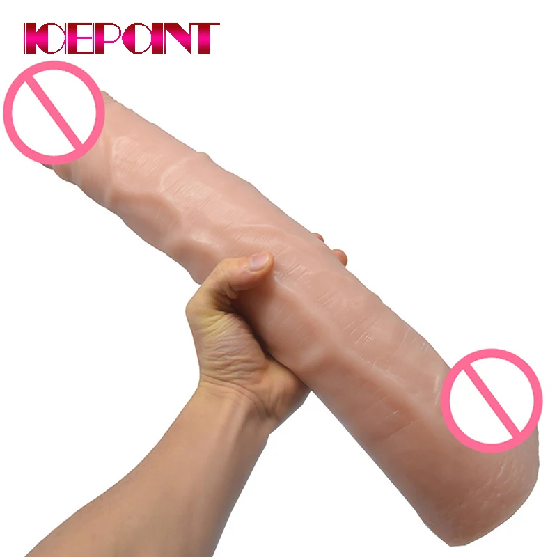 2kg 45*6.9cm Long Huge Big Strap on Dildo Realistic and Strapon Sex Toys for Woman Large Horse Dildos or Thick Adult Sextoys
