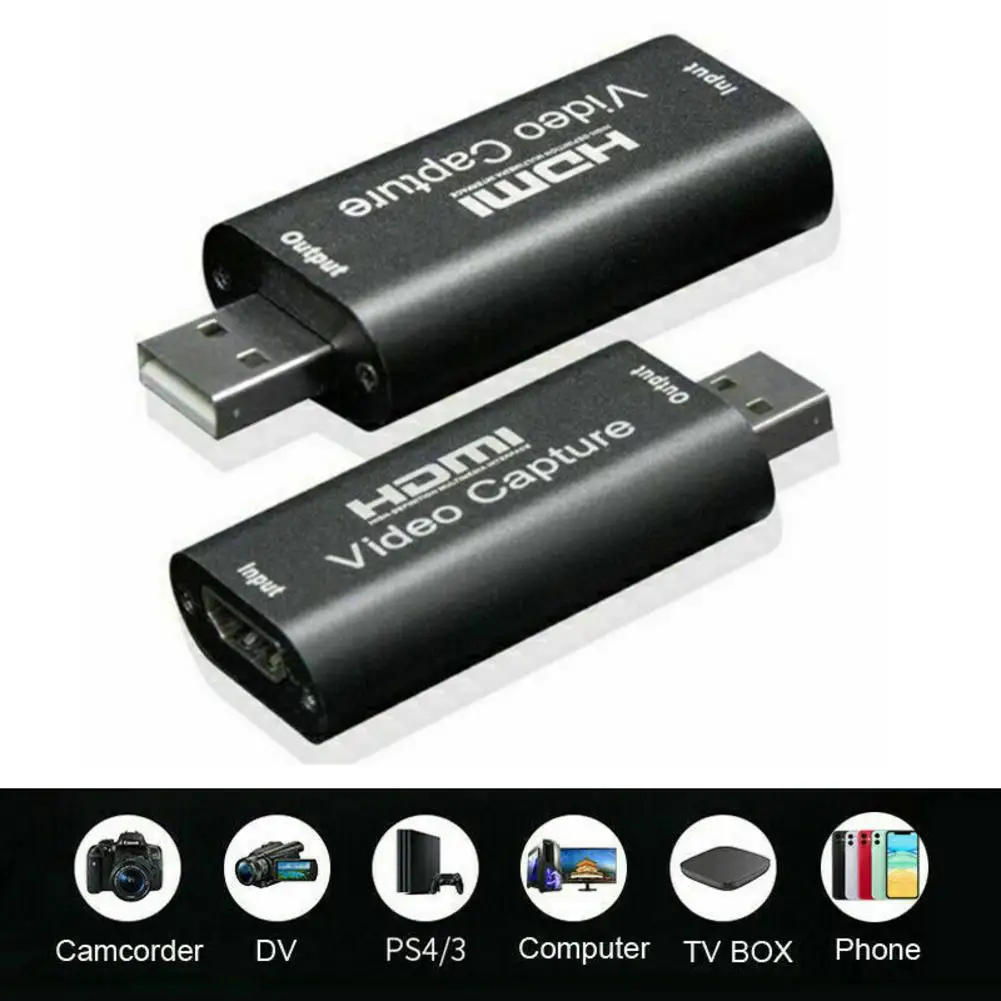 Мини карта видеозахвата USB 2 0 HDMI захват видео Захват телефона игровая камера