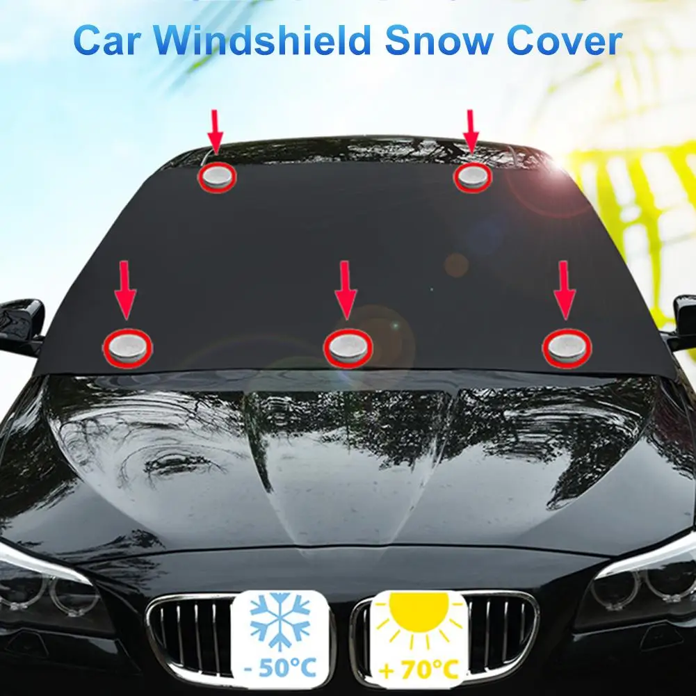 

Universal Strong Magnet Car Sunshade Cover Snow Ice Shield For Windshield Winter Car Front Window Cover Auto Sunshade Car Stylin