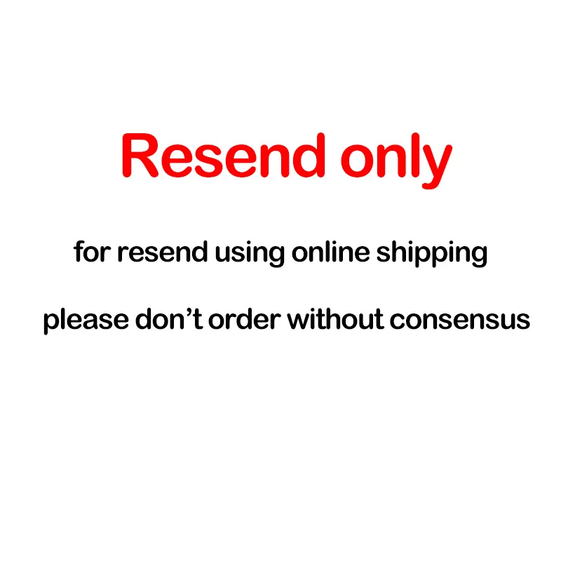 Just to Resend for Shipping Failure |