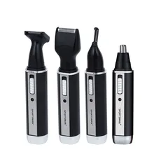 4 в 1 перезаряжаемый электрический триммер для ушей в носу, бороды, бровей, удаления, бритва, V9-Drop