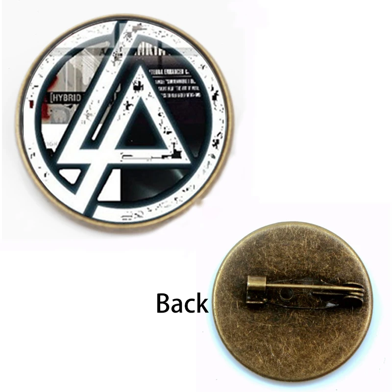 Новая Винтажная брошь Linkin Park, браслеты с логотипом, Честерз Беннингтон, античная бронза с покрытием, для мужчин и женщин,, ювелирный сувенирный подарок