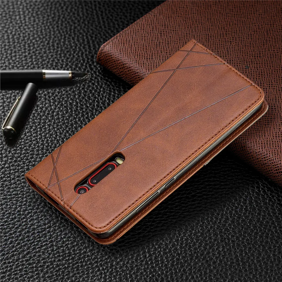 Ретро Магнитный абсорбционный кожаный флип-чехол для Xiaomi mi 9t Роскошный кошелек карта крышка-держатель для Xiaomi Redmi K20 Pro Чехол-книжка на для Сяоми ксиоми Редми k20 ми 9t про