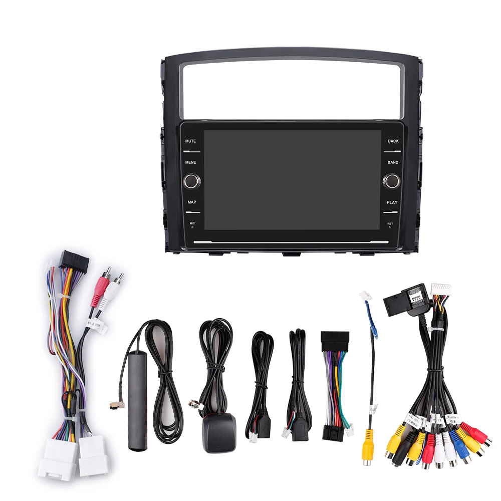 Perfect EBILAEN  Car DVD Radio player For Mitsubishi PAJERO 4  Multimedia 2din Android 8.1 Radio GPS Navigation V90 V97 Rear Camera 5