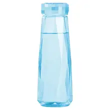 5 цветов 420 мл чашки для воды портативные герметичные стеклянные чашки для воды Кристальные креативные бутылки для воды для мужчин женщин друзей