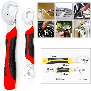 

CHIAVE UNIVERSALE MULTIUSO PER DADI BULLONI 9-32 MM SNAP'N GRIP SET 2PZ