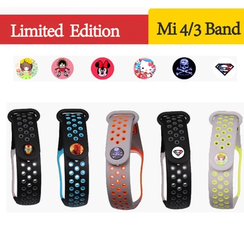 

Sport mi band 4 3 strap Wrist strap voor xiaomi band 4 sport siliconen armband Voor xiaomi mi band 3 band4 smart watch armband