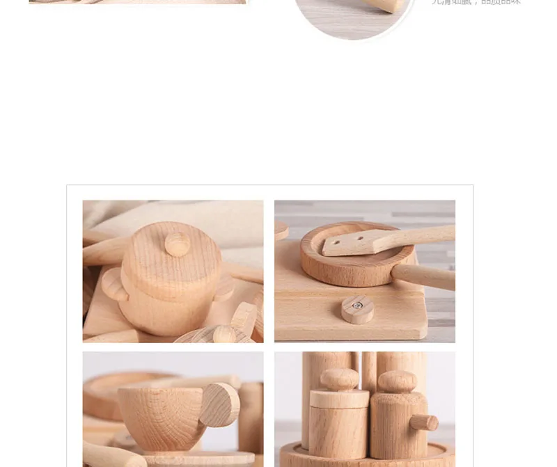 Детский деревянный чайный игровой набор, кухонная игрушка/дети, ролевые бревна, чайная чашка, чайный горшок, набор образовательных игрушек, подарок