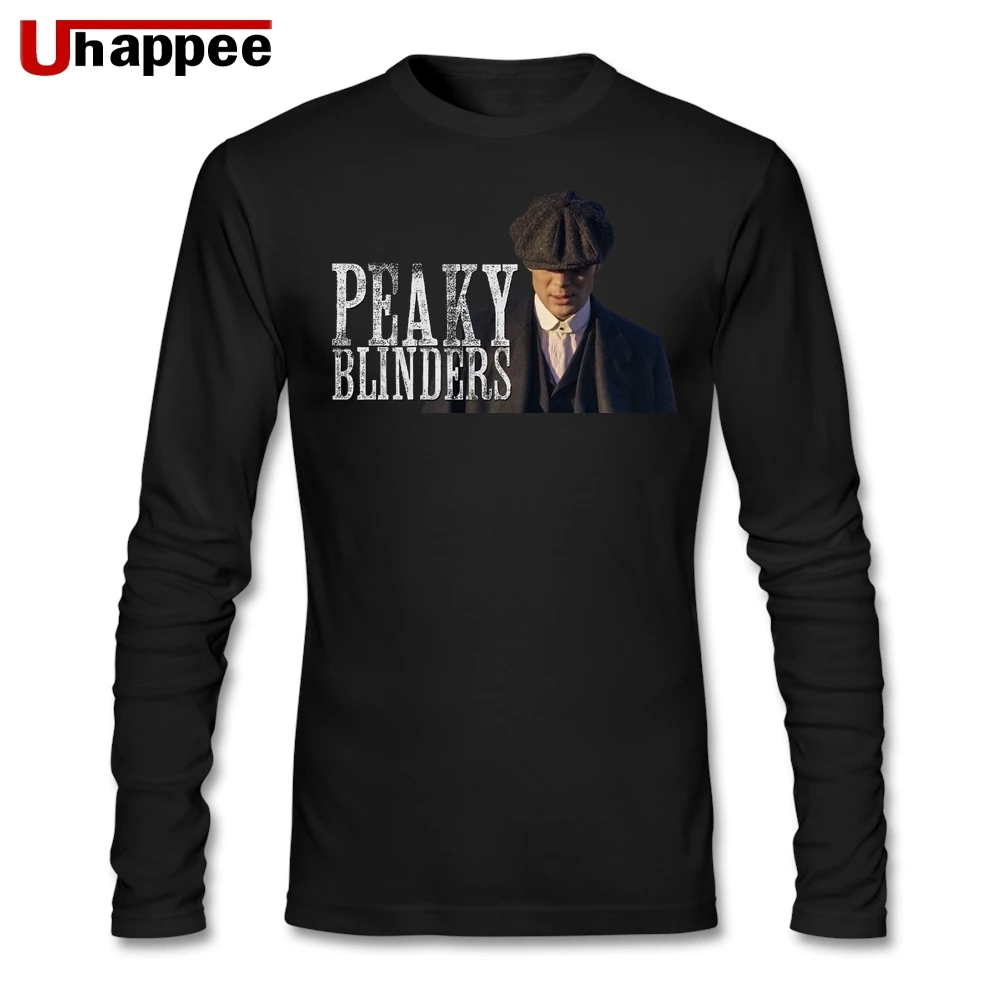 Для Мужчин's Peaky blinds пользовательские с длинным рукавом печати большой размер