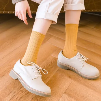 

10pairs/lot Winter Worm Socks For Woman Cotton Harajuku Fuzzy Frilly Women Sheer Korean Art Sock Fashion Design Aesthetic