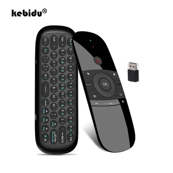 

kebidu Wireless W1 Keyboard 2.4G Mini Air Mouse Rechargeable For Android Tv Box/Mini Pc/Tv Mini Remote Control