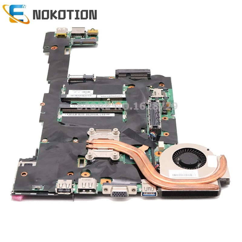 NOKOTION для lenovo ThinkPad X220 X220I материнская плата для ноутбуков FRU: 04Y1830 04Y1832 04Y1831 04Y1833 I7-2620M Процессор DDR3